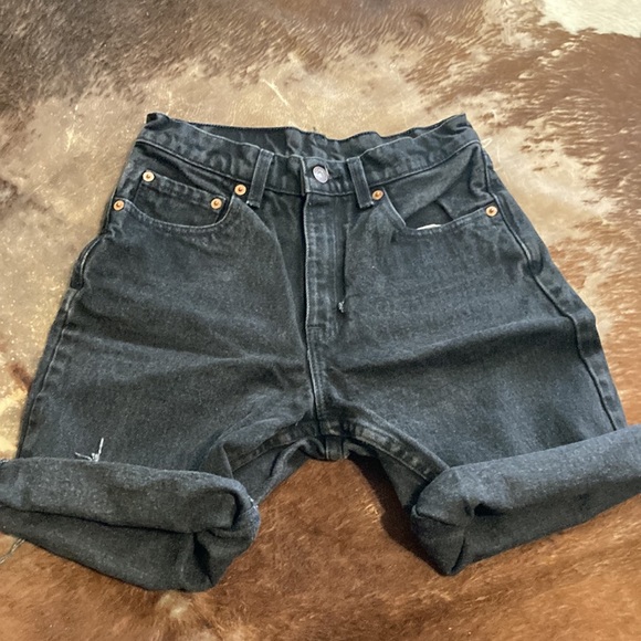 Levi Strauss 560 loose fit straight leg black jeans in medium - Picture 5 of 5